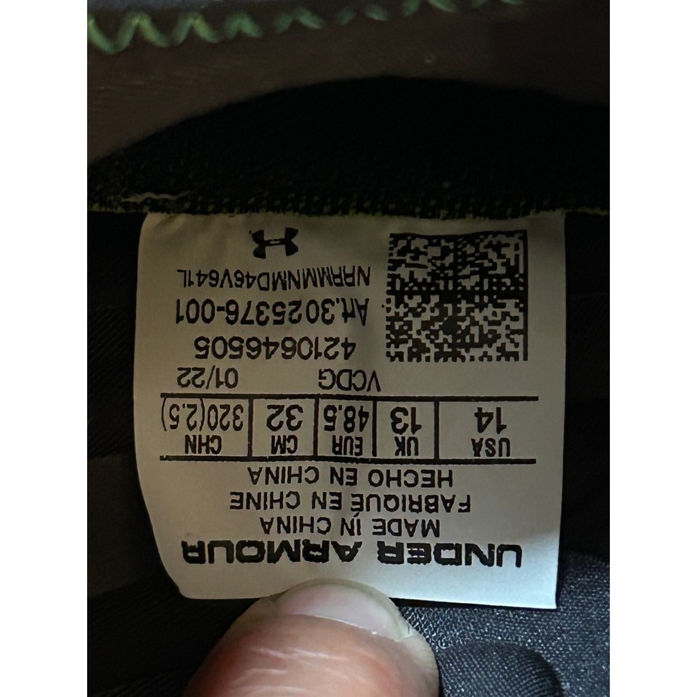 Under Armour Highlight MC Football Cleats Green Skull 3025376-001 Mens 14 - Picture 4 of 7